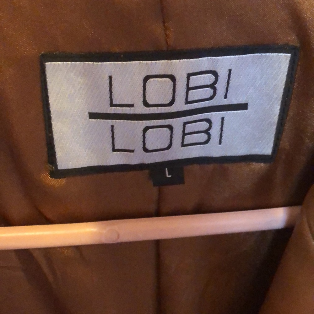 Vintage Lobi Lobi REAL LEATHER long coat. - Picture 3 of 5